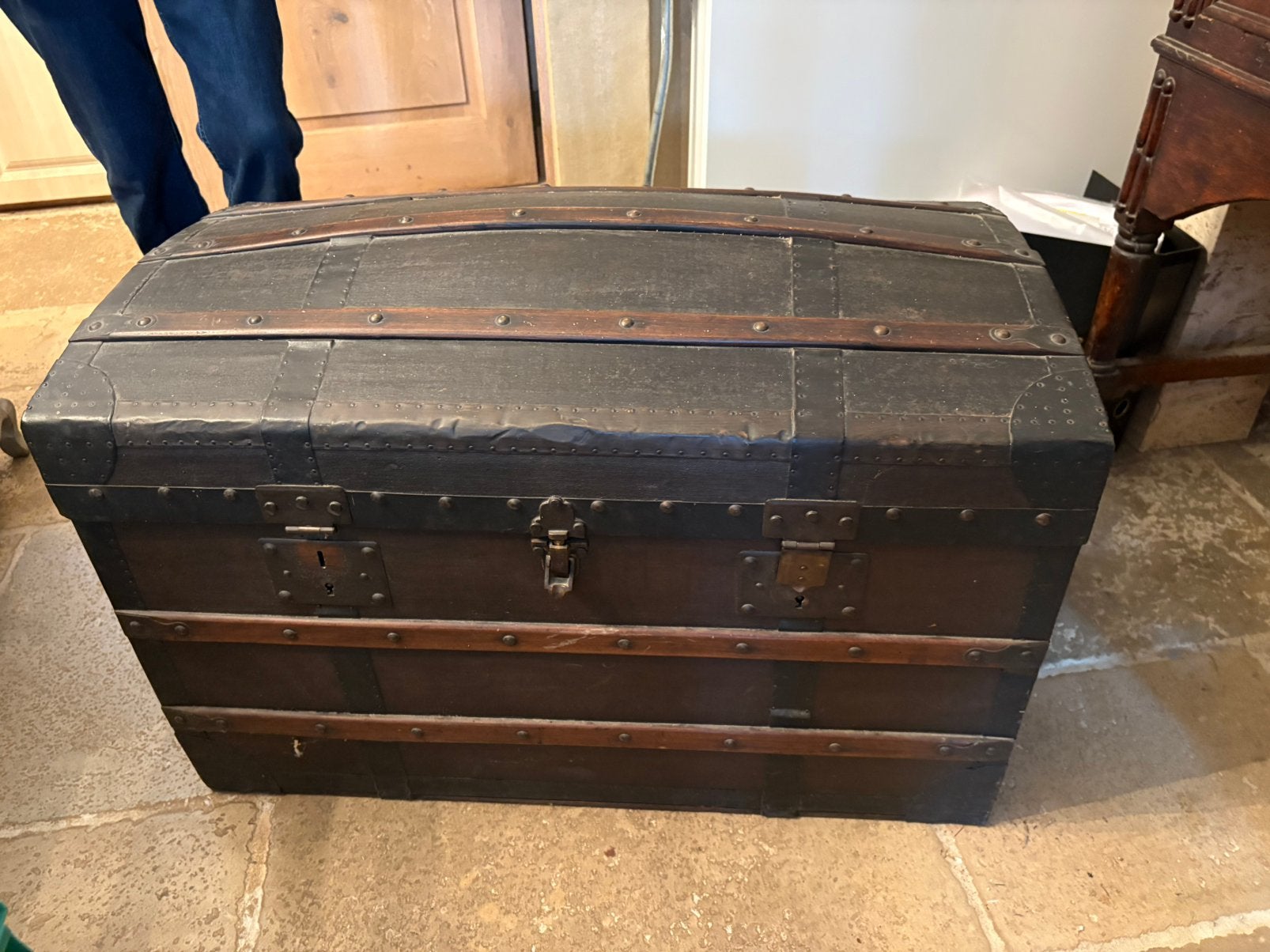 Houten koffer, Ophalen, Minder dan 50 cm, Gebruikt, 50 tot 100 cm