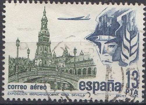 Spanje - Ibero-Amerikaanse tentoonstelling Sevilla 1929-1981, Postzegels en Munten, Postzegels | Europa | Spanje, Ophalen of Verzenden