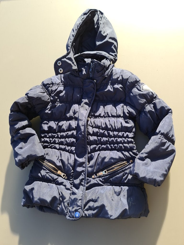 Warme jas 98, Kinderen en Baby's, Kinderkleding | Maat 98, Ophalen, Zo goed als nieuw, Jas
