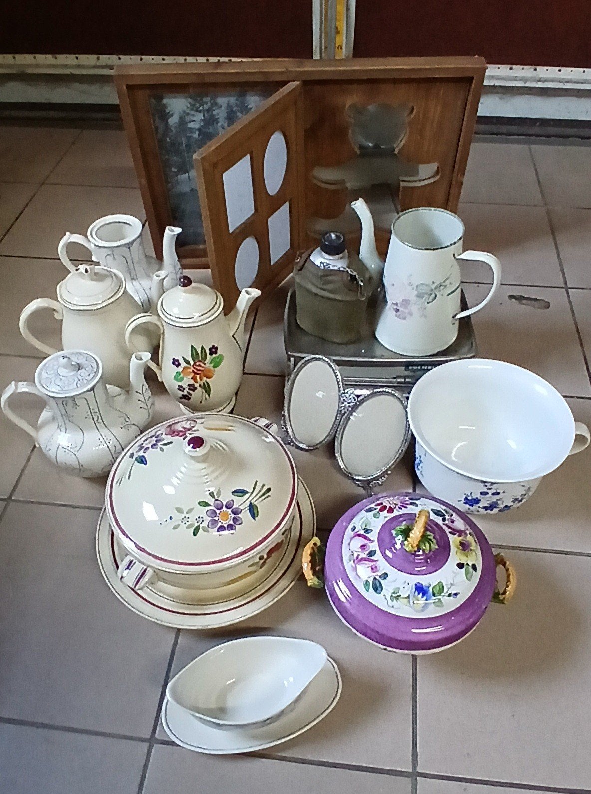 Lot brocante, Enlèvement