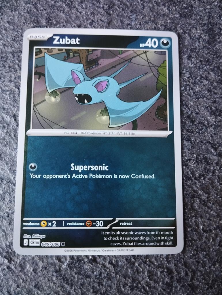 Blinkende Pokémon kaart chaos rising, Hobby en Vrije tijd, Ophalen of Verzenden, Nieuw