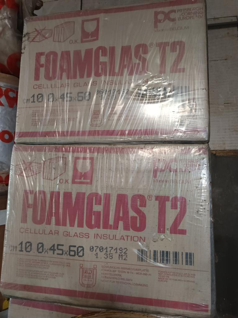 5 dozen Foamglas T2 nieuw in de verpakking, Enlèvement