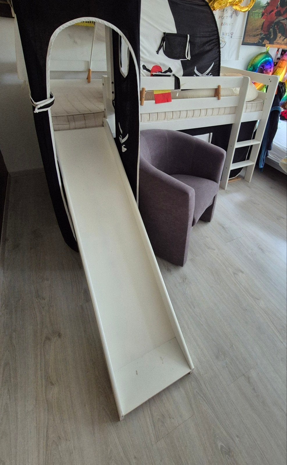 hoog slaper kinder bed, Ophalen
