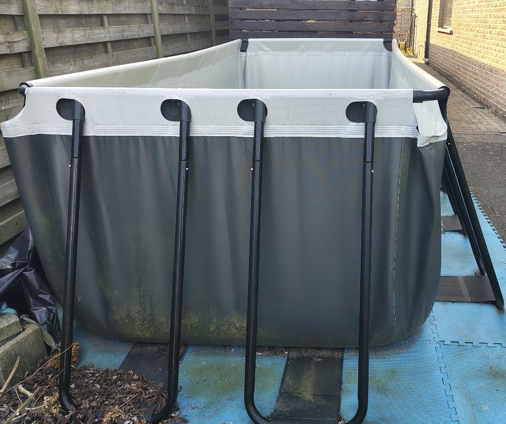 Zwembad, Tuin en Terras, 200 tot 300 cm, Zo goed als nieuw, Rechthoekig, Ophalen