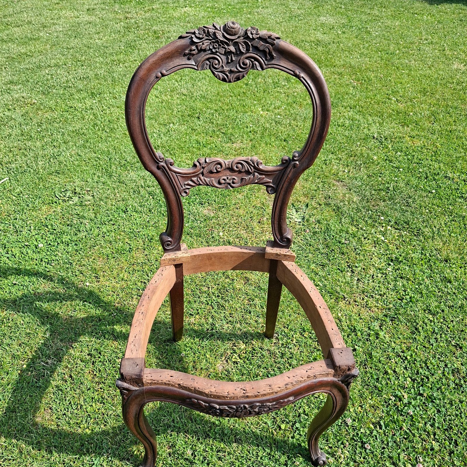Chaise bois à garnir, Bois
