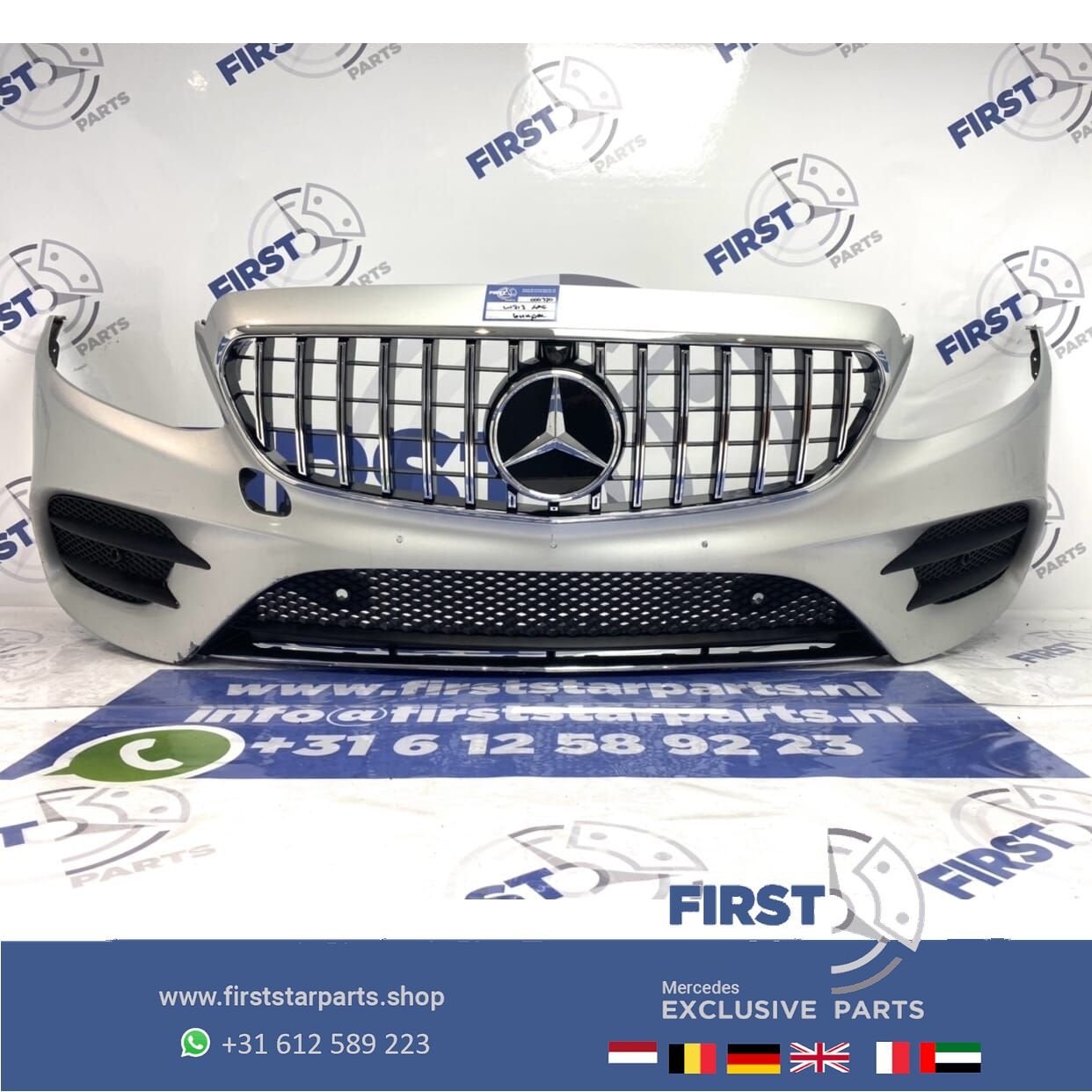 W213 E Klasse 2016-2020 AMG VOORBUMPER ORIGINEEL Mercedes E, Auto-onderdelen, Gebruikt, -, Voor, Ophalen of Verzenden
