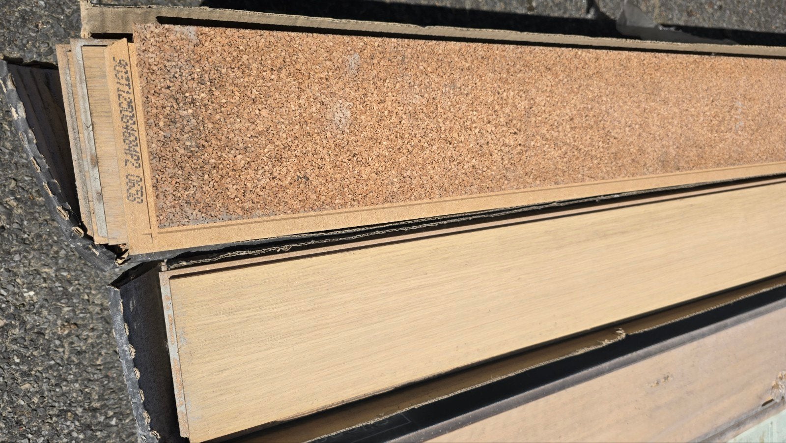 Parquet de 13 m² en liège/chêne Par-ky, Enlèvement