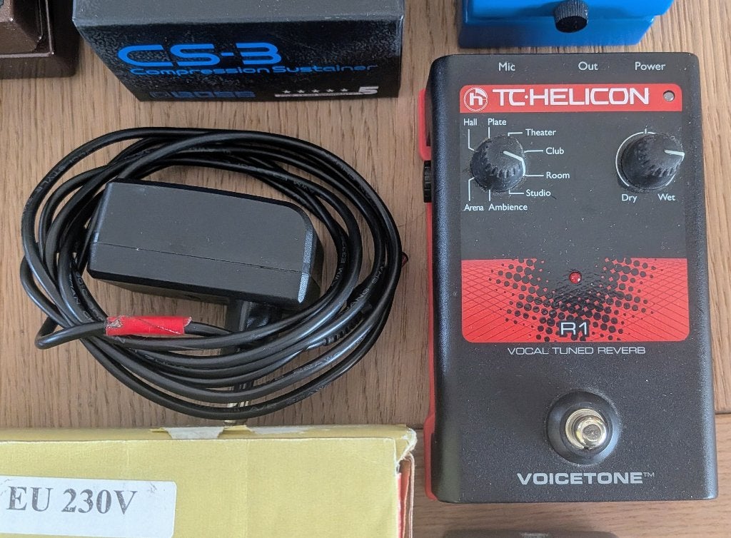 TC Helicon VoiceTone R1 stemeffectpedaal (Reverb), Muziek en Instrumenten, Ophalen of Verzenden, Gebruikt, Reverb
