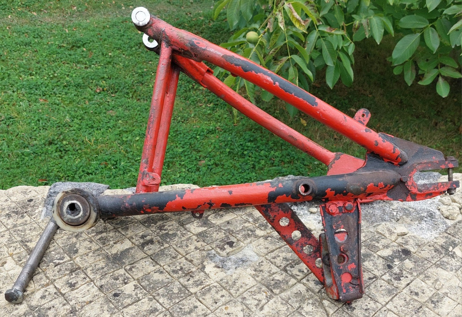 Achterbrug Yamaha DT 250/400 MX 1977-1980, Ophalen of Verzenden, Gebruikt