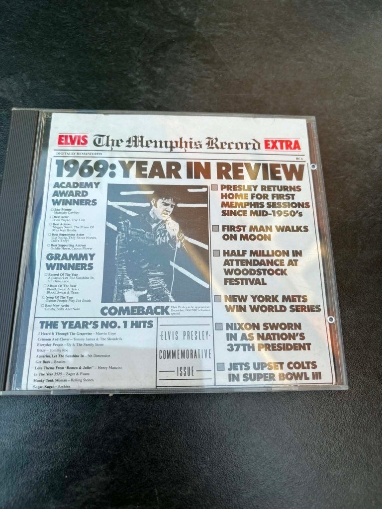 Elvis cd, 1969 : year in review van RCA label,  5 euro., Ophalen of Verzenden, Zo goed als nieuw, Rock-'n-roll