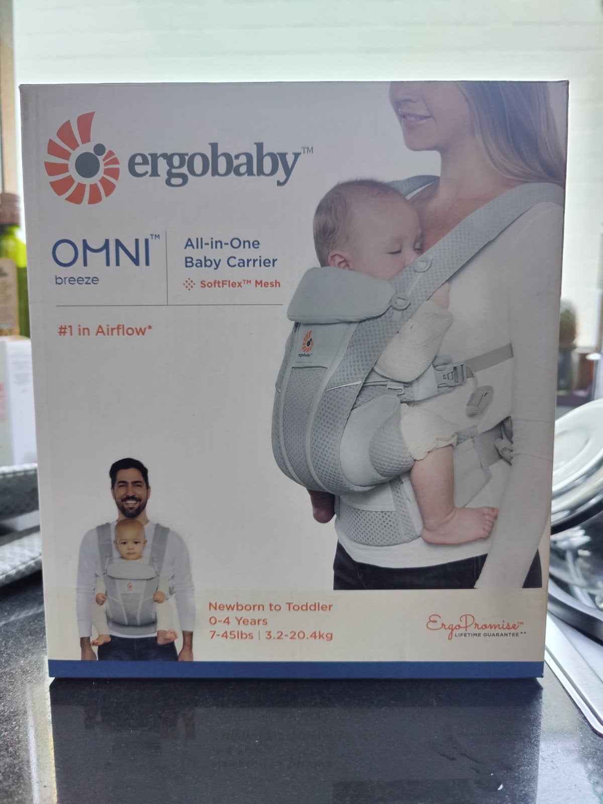 Ergobaby babydraagzak, Enfants & Bébés, Autres marques, Porte-bébé, Comme neuf, Enlèvement