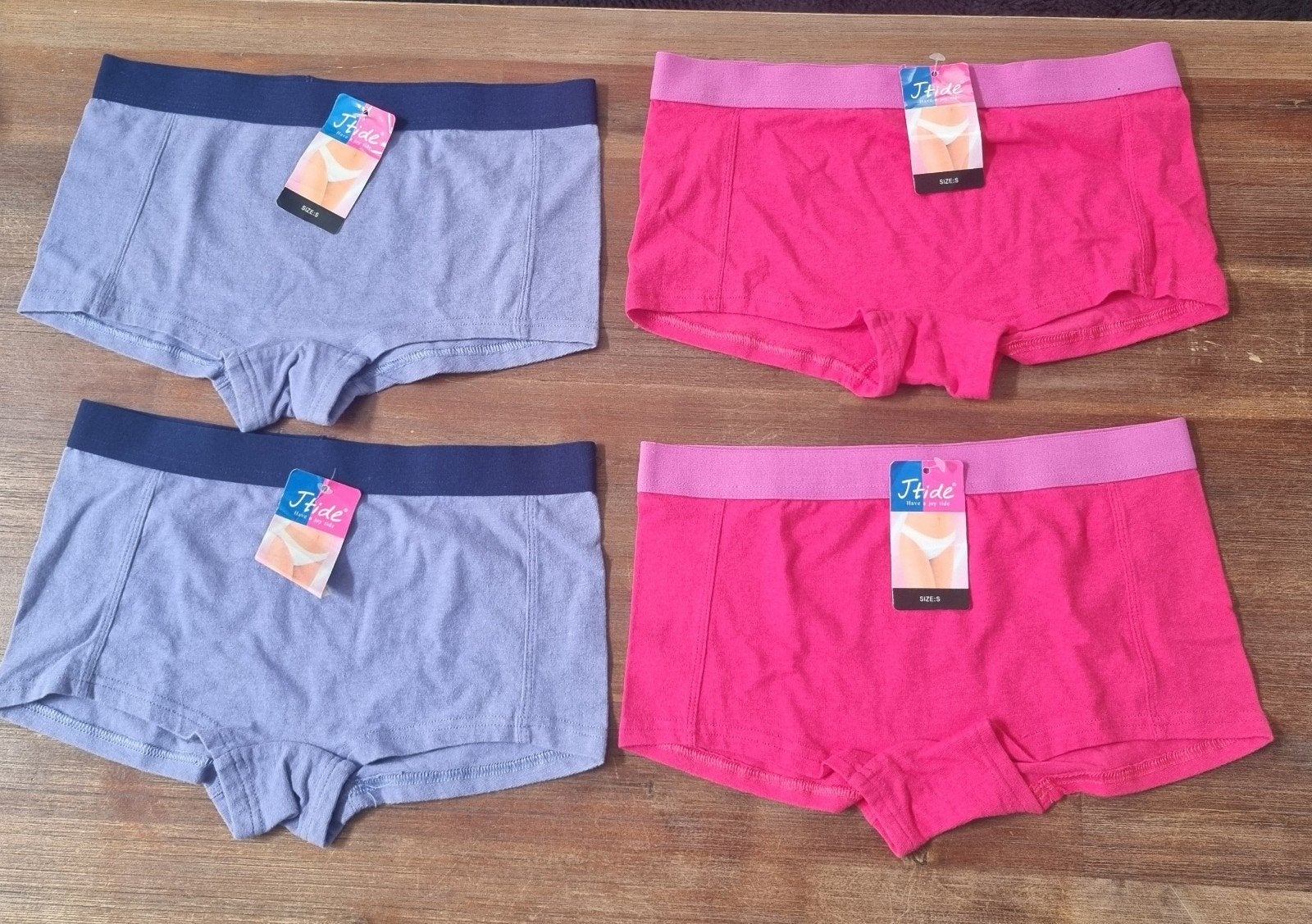 JTIDE 4x Nieuwe Boxershorts Maat S/M, Kleding | Dames, Ondergoed en Lingerie, Broekje of Short, Overige kleuren, Ophalen of Verzenden