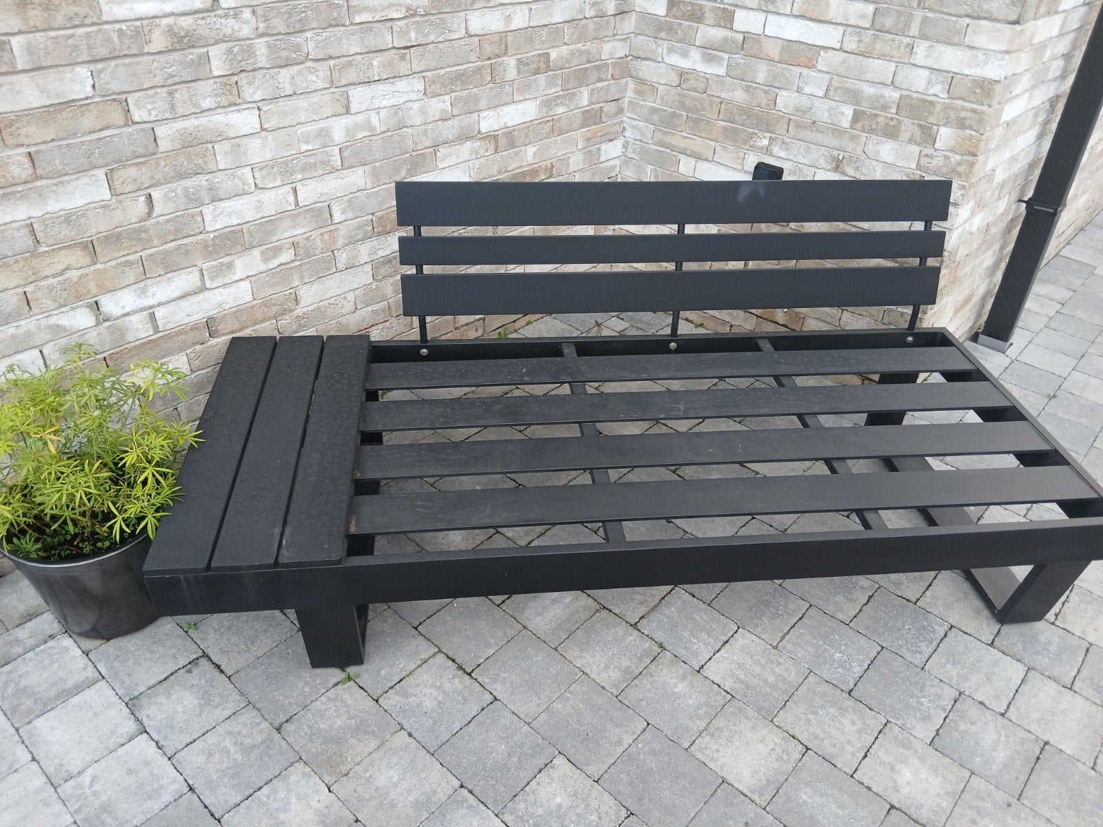 tuinbank, Tuin en Terras, Ophalen, Gebruikt, Metaal