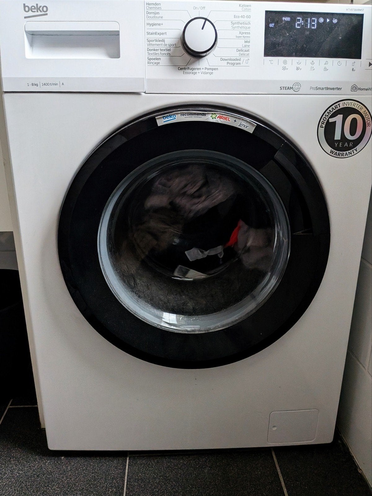 Beko Wasmachine 8kg, Electroménager, Lave-linge, 8 à 10 kg, Enlèvement, Utilisé