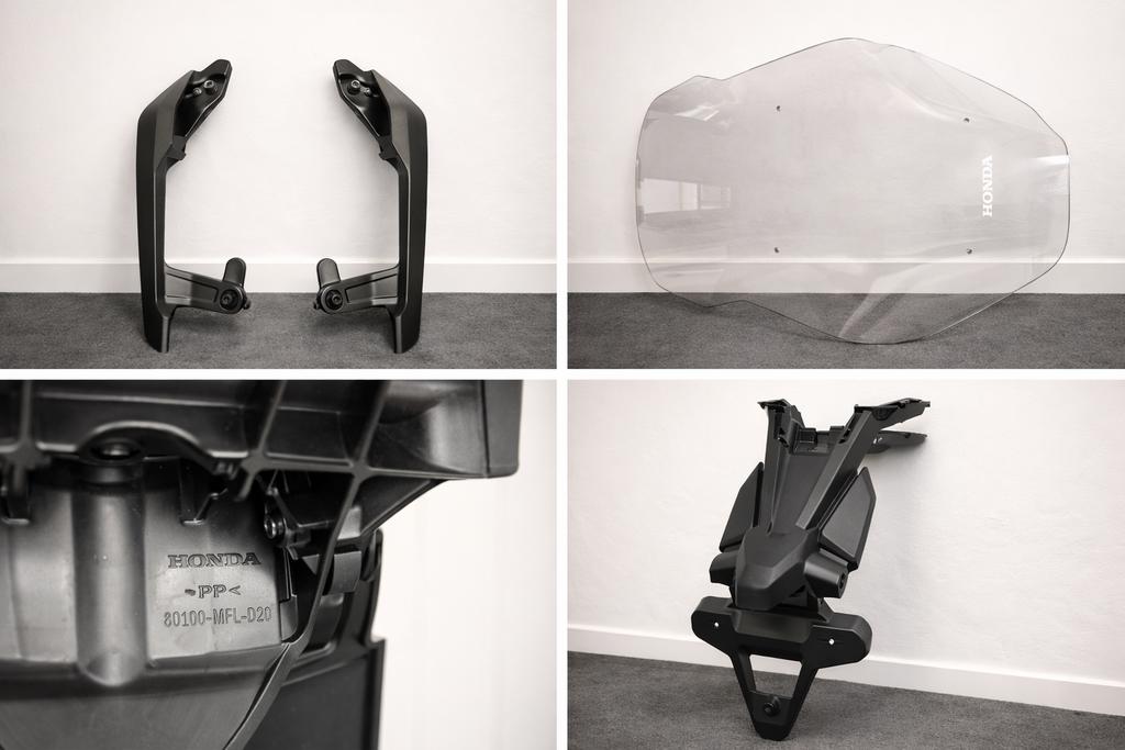 Support de plaque Honda X-ADV+pare-brise+accoudoirs passager, Motos, Enlèvement, Neuf