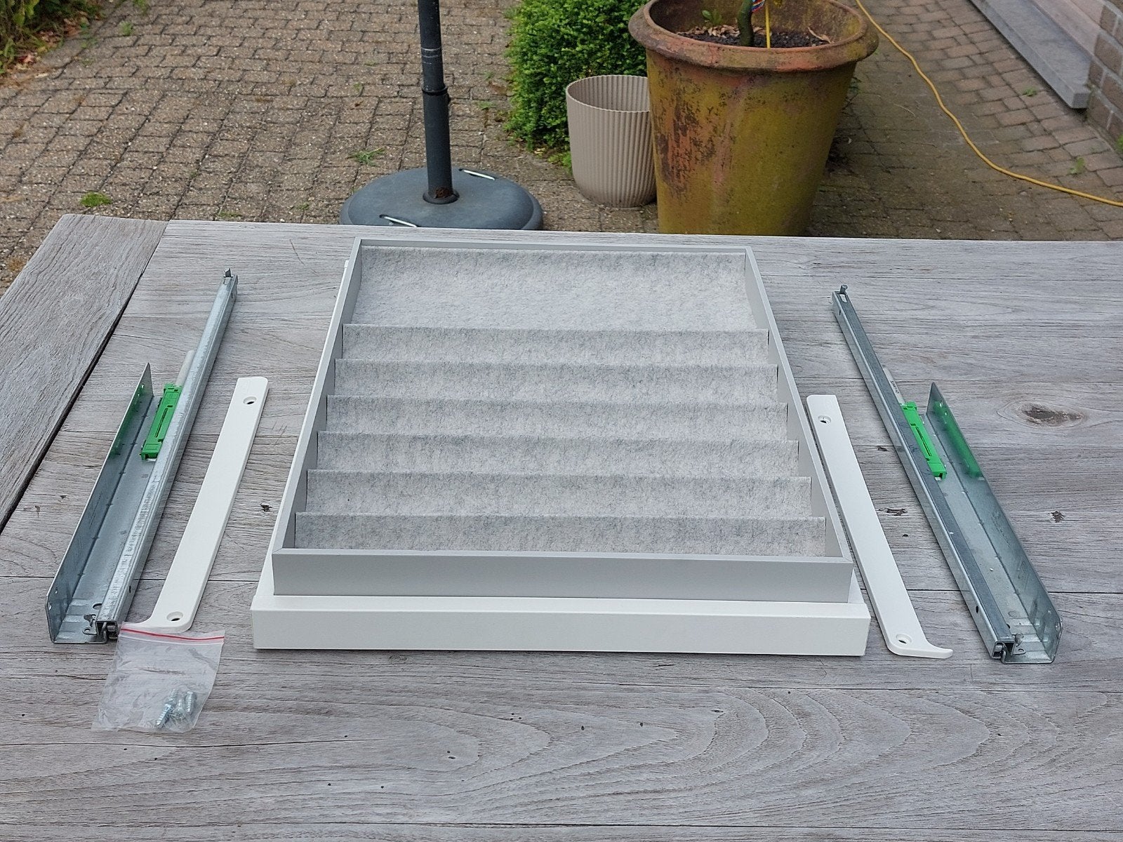 IKEA Pax Komplement uittrekbare plank met inzet - 50 x 58, Avec tablette(s), Enlèvement ou Envoi, Moins de 100 cm, Utilisé