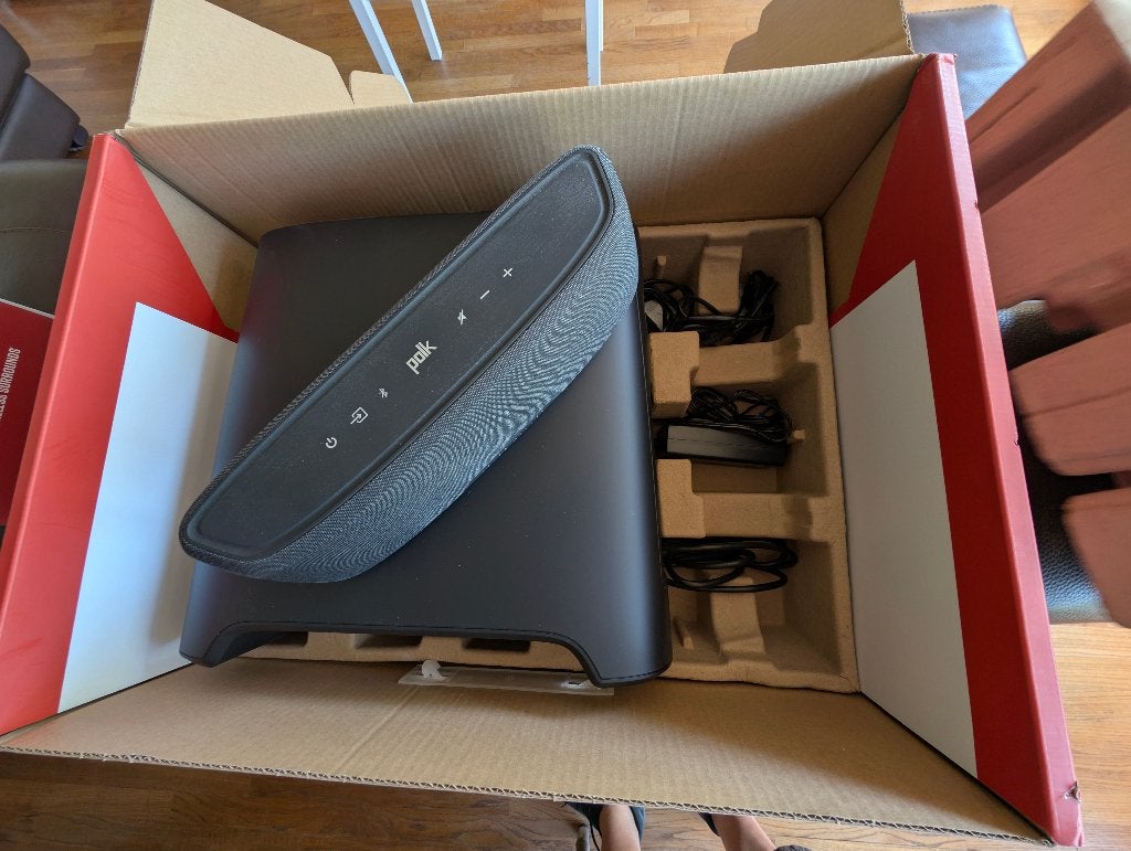 barre de son  POLK magnifi mini ax + 2 hp sans fils, Enlèvement, Comme neuf