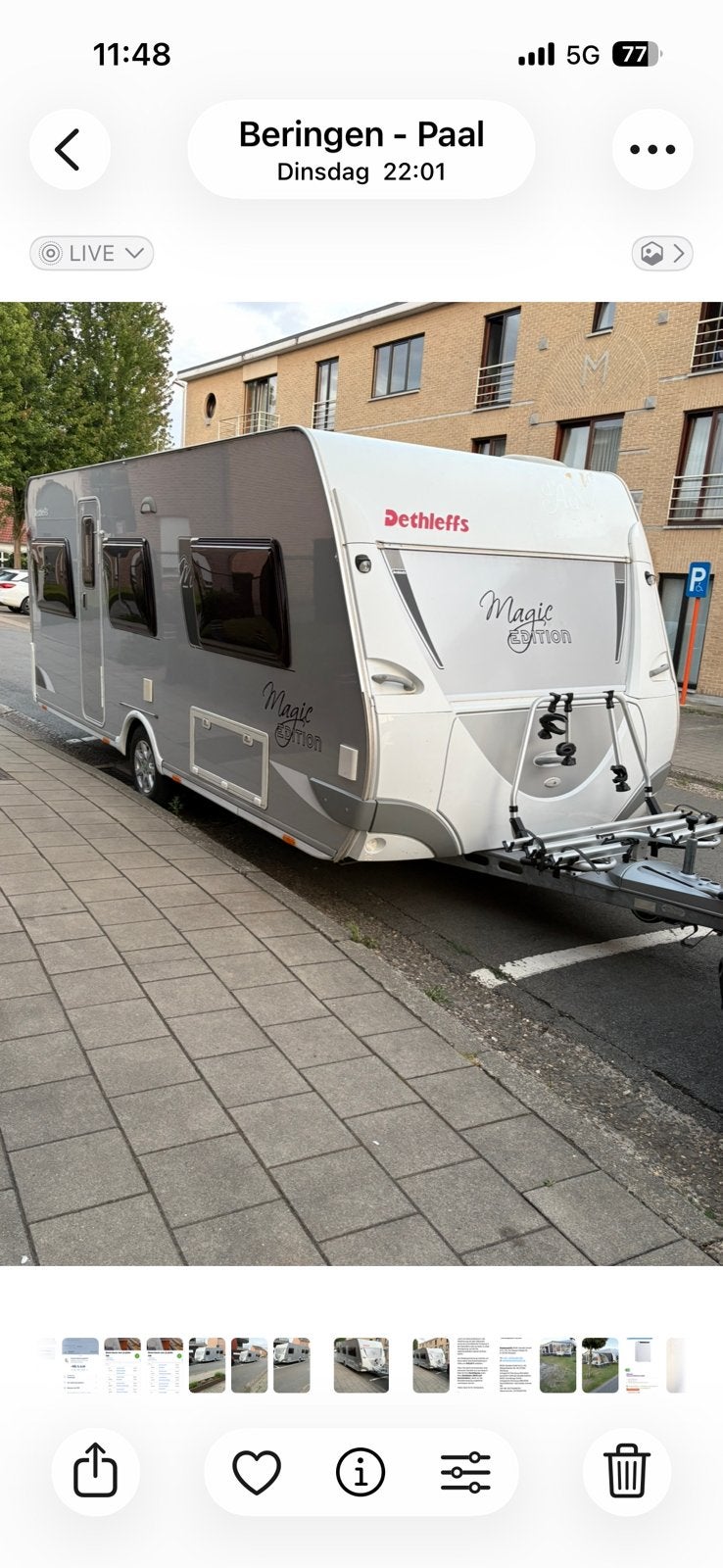 Caravane Dethleffs, Caravanes & Camping, Caravanes, Entreprise, Dethleffs, Mover, Enlèvement ou Envoi
