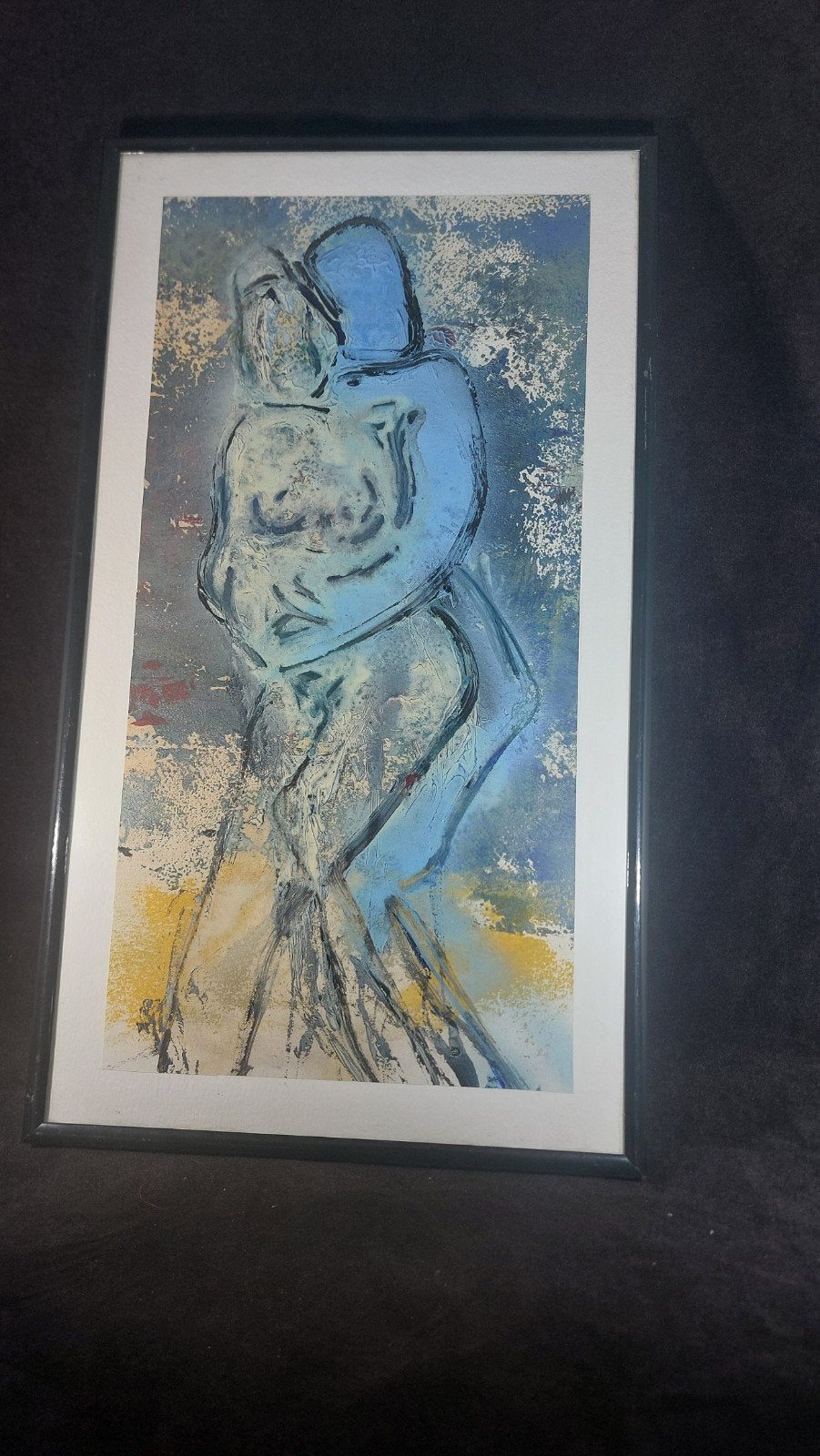 Prachtig, sfeervol kunstwerk, Antiek en Kunst, Kunst | Schilderijen | Abstract, Ophalen of Verzenden