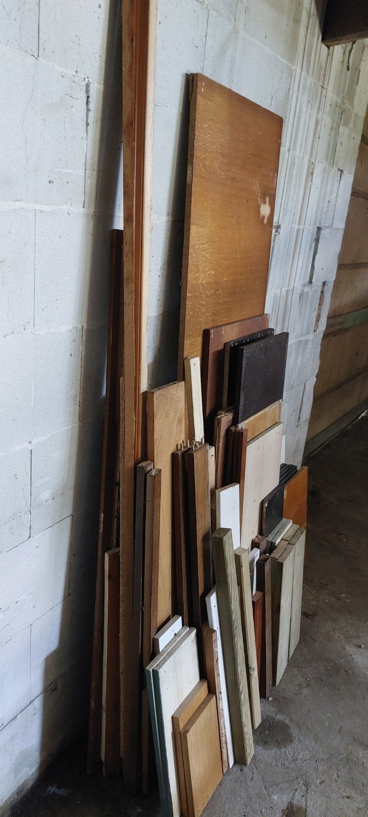 Gratis hout, Ophalen