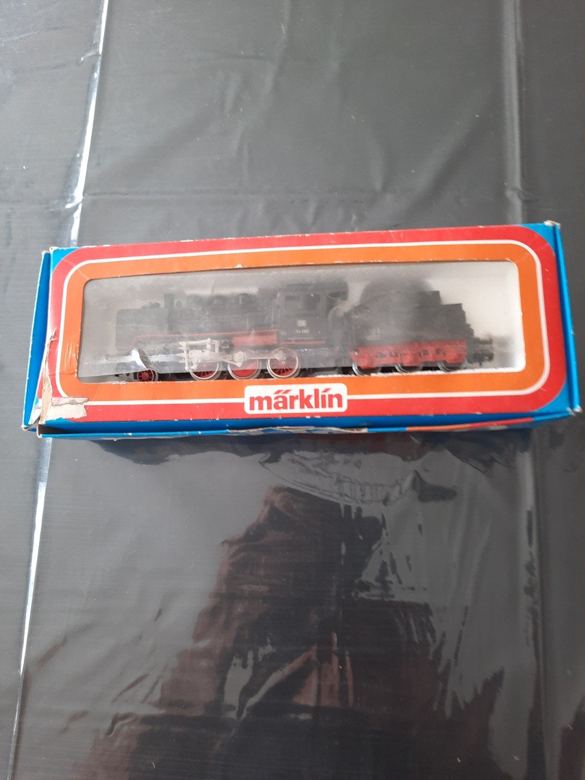marklin stoomlokomotief ho 3003 met tender, Hobby en Vrije tijd, Modeltreinen | H0, Wisselstroom, Gebruikt, Locomotief, Ophalen of Verzenden