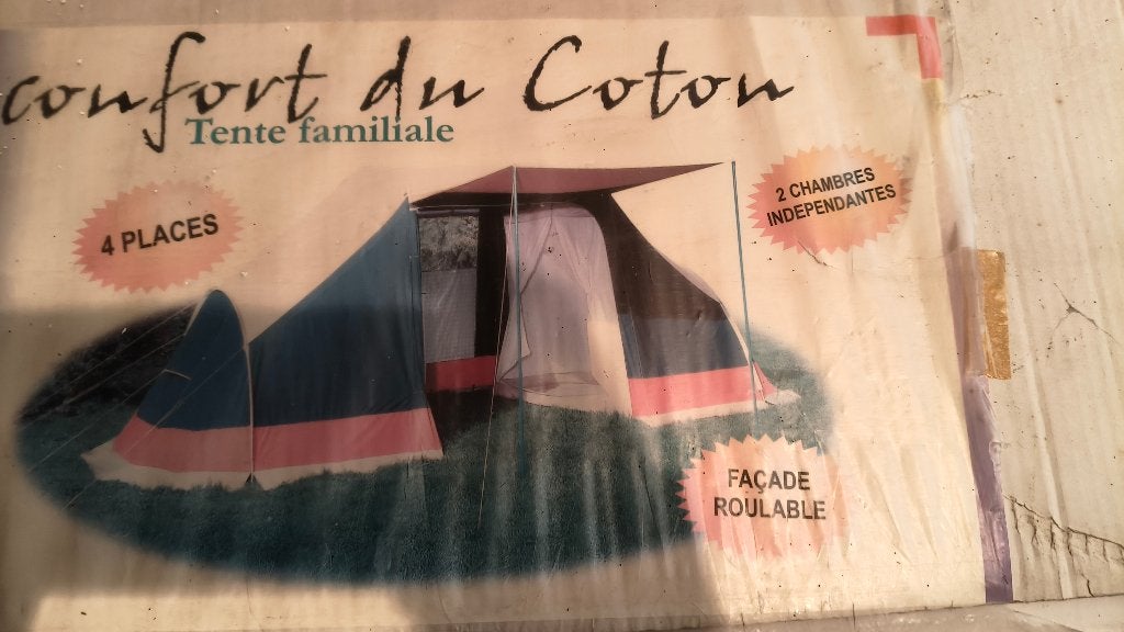 Tent Katoen Nieuw in doos !, Caravans en Kamperen, Ophalen, Nieuw, Tot en met 4