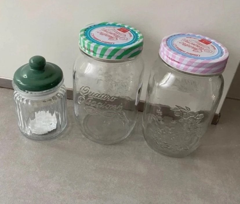 Glazen bokalen en geschenktasje gratis, Enlèvement, Comme neuf