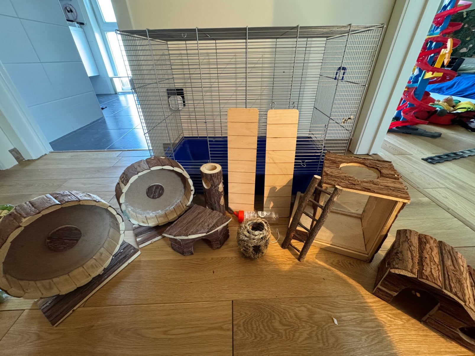 Volledige hamsterkooi, Ophalen, Gebruikt, Kooi, Hamster