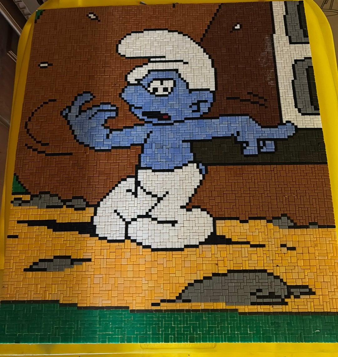 Te koop ministeck smurfen!, Ophalen of Verzenden, Zo goed als nieuw