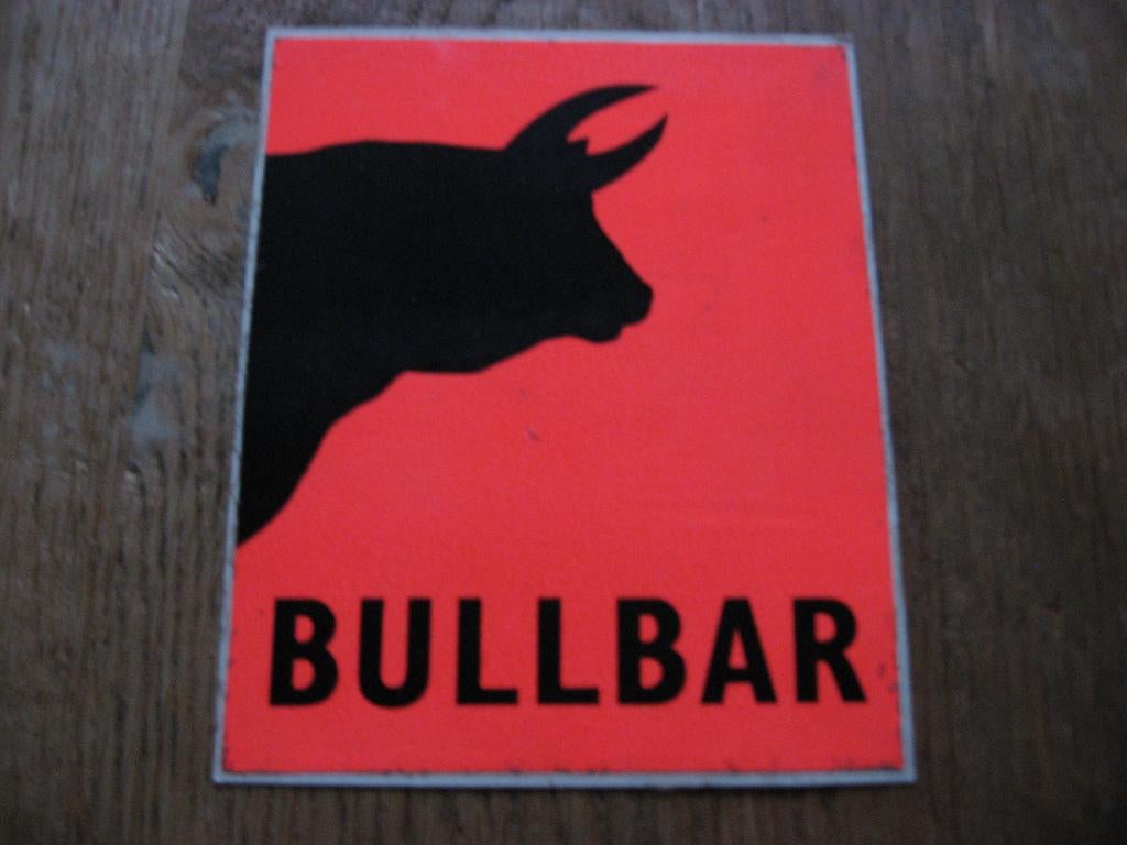 Bullbar Sticker, Ophalen of Verzenden, Nieuw, Overige typen