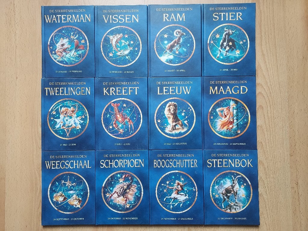 De sterrenbeelden - complete serie (12 delen), Livres, Ésotérisme & Spiritualité, Enlèvement ou Envoi, Neuf, Astrologie