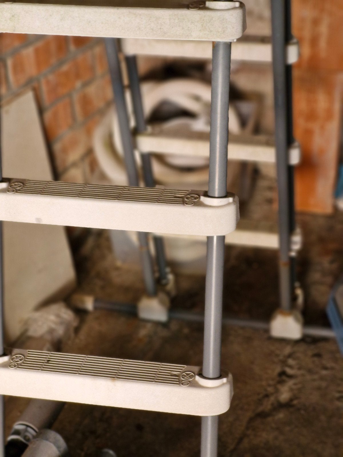 Intex oprolsysteem skimmer ladder en darmen, Tuin en Terras, Ophalen, Ladder