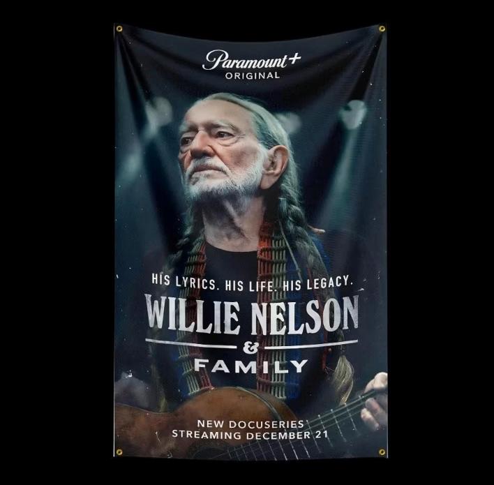 Grands drapeaux Willie Nelson (150 x 90 cm), Enlèvement ou Envoi, Neuf