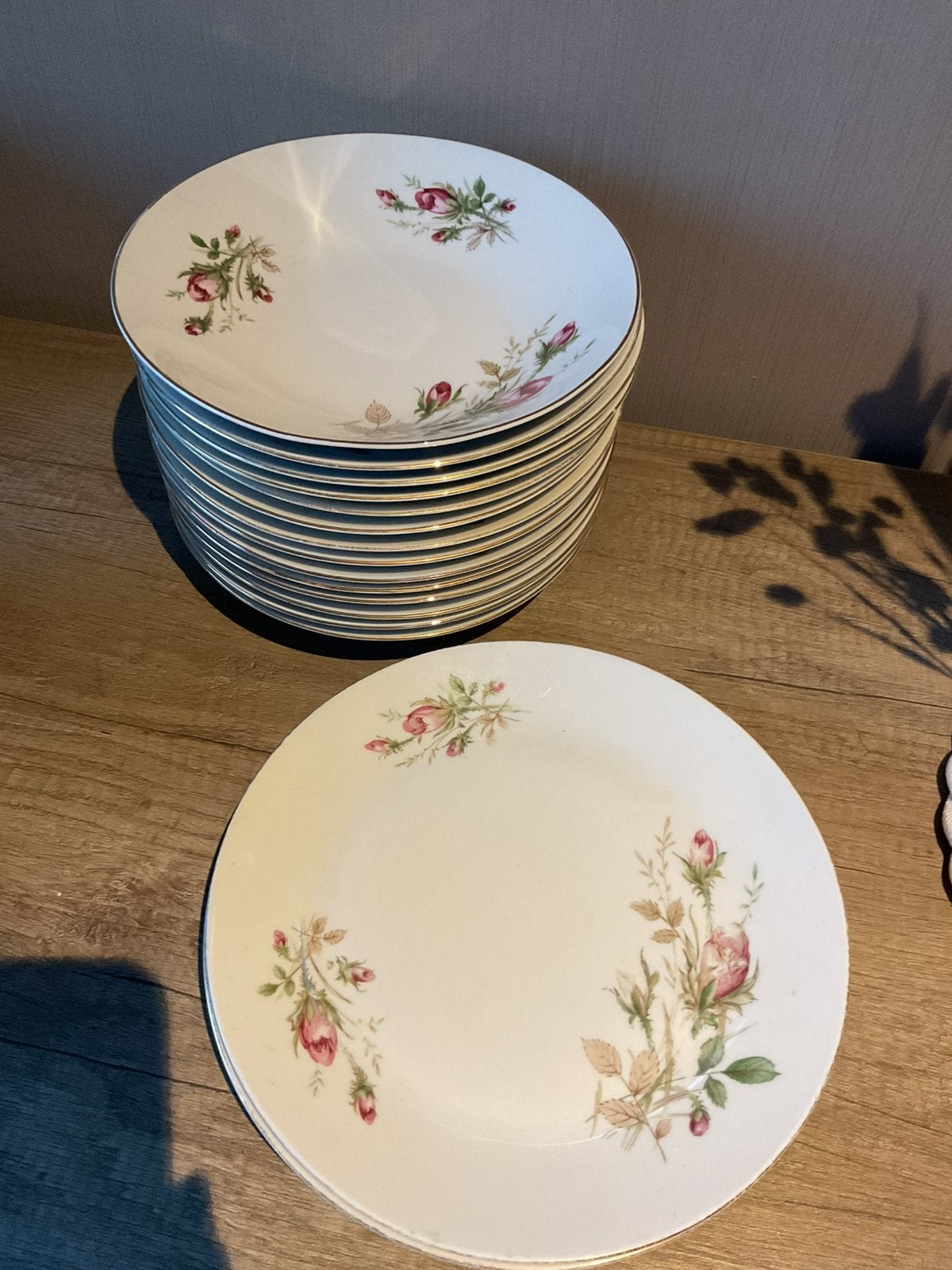 Poseleinen borden, Antiek en Kunst, Antiek | Servies compleet, Ophalen