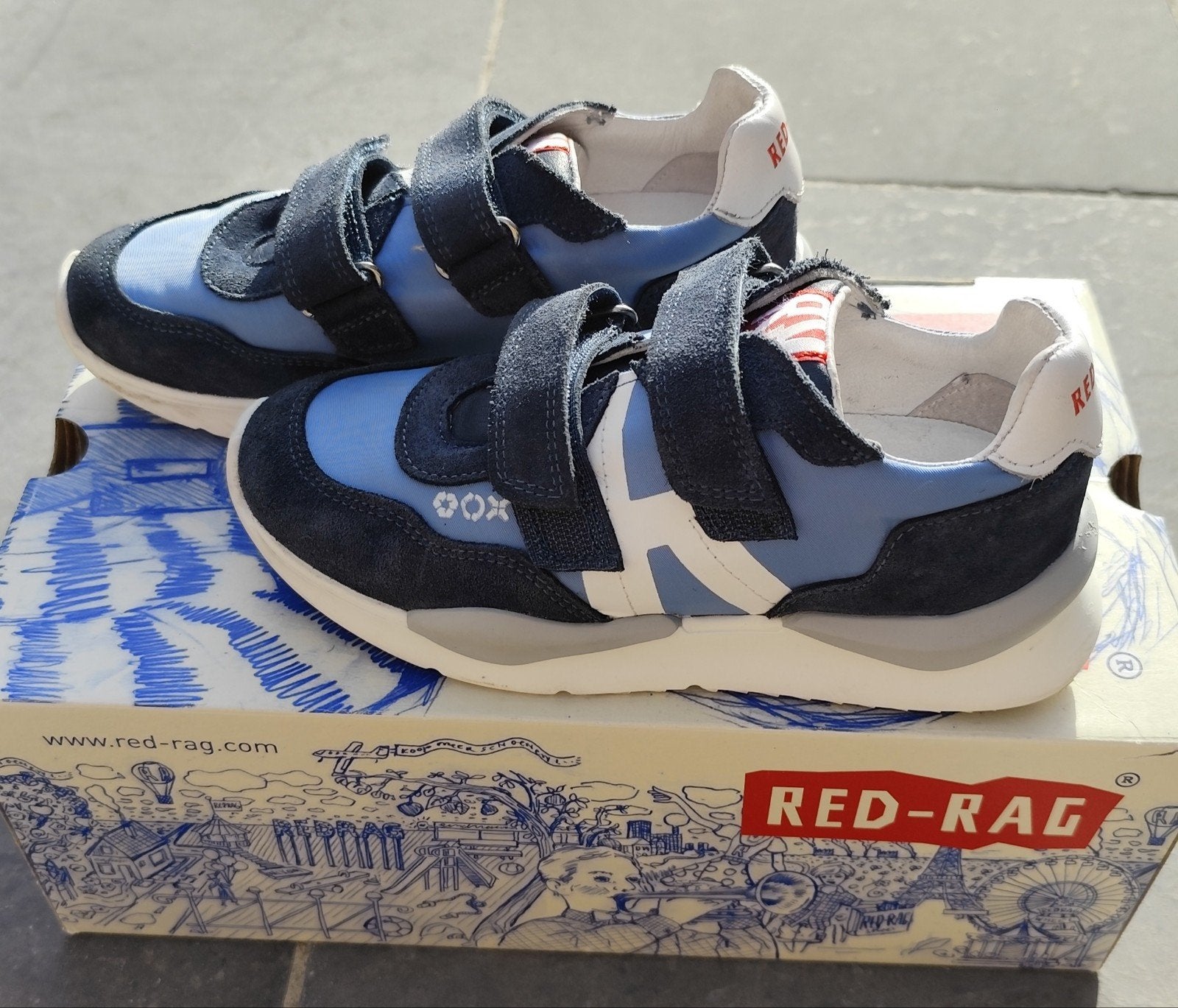 Sneakers taille 33 Red-Rag avec velcro en parfait état, Garçon, Red-Rag, Enlèvement ou Envoi, Comme neuf
