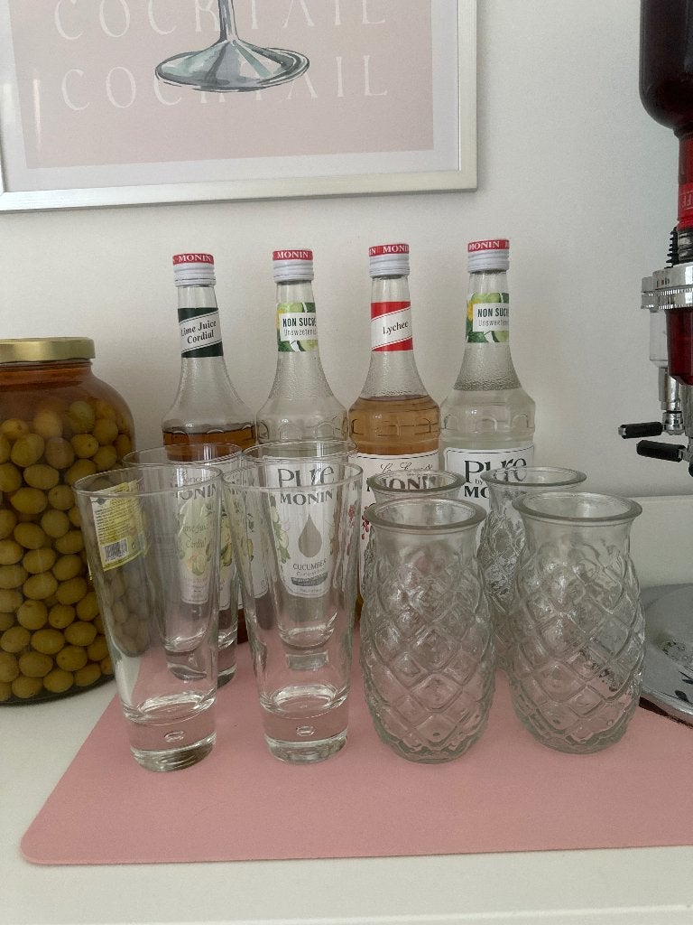 Cocktailglazen, Verzamelen, Glas en Drinkglazen, Ophalen, Zo goed als nieuw, Overige typen