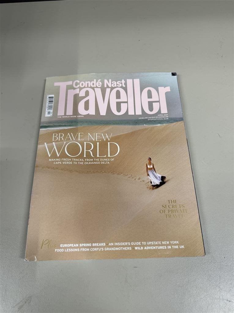Conde Naste Traveller - April 2024 - Brave New World, Boeken, Tijdschriften en Kranten, Ophalen of Verzenden, Zo goed als nieuw