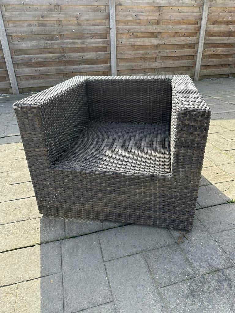 Eenzit lounge, Ophalen, Zo goed als nieuw, Kunststof, Loungeset