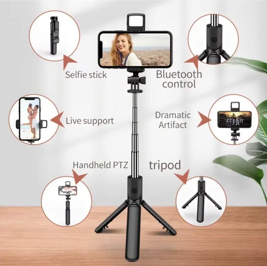 Mini Trepied extensible pour selfie avec télécommande, Ophalen of Verzenden, Nieuw, Ministatief, Met balhoofd