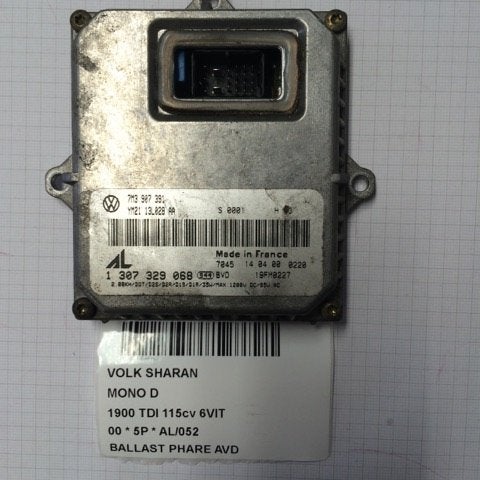 BALLAST DE PHARE XENON DROIT Sharan (7M8 / M9 / M6), Volkswagen, Mevr. I. Hauben, Utilisé, Rue de l'Espoir 34 34
4030  GRIVEGNÉE, BE