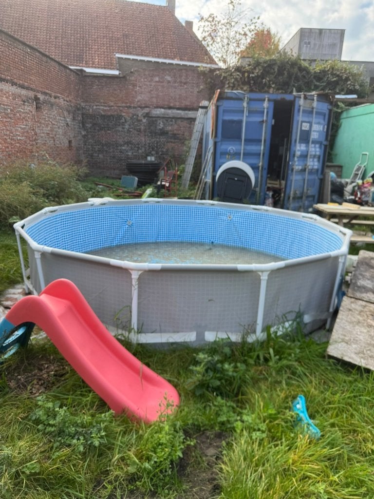 Zwembad 4,3 meter rond, Intex, Ophalen, 80 tot 120 cm, Rond, 300 cm of meer