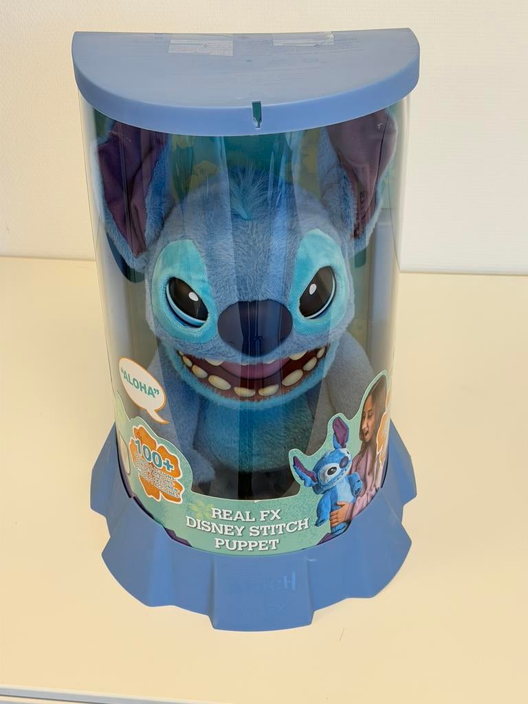 Jouet en peluche interactif Disney Stitch Puppetronic Real, Collections, Enlèvement ou Envoi, Neuf, Figurine ou Poupée