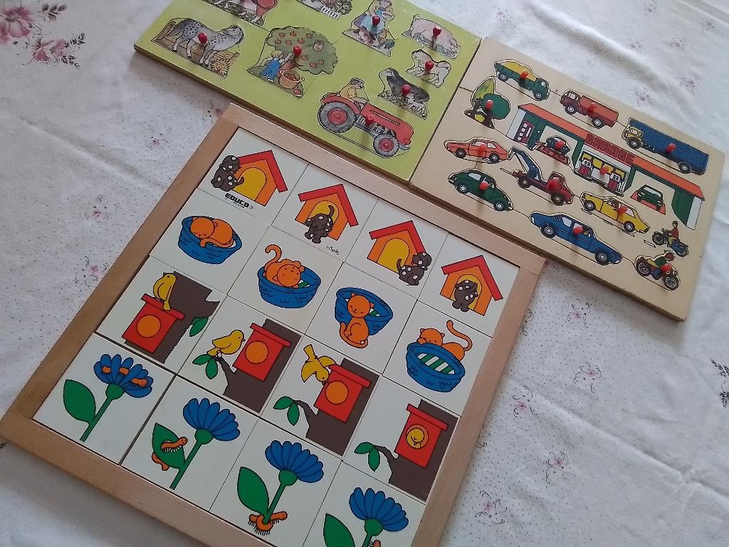 Houten inlegpuzzels, Ophalen of Verzenden