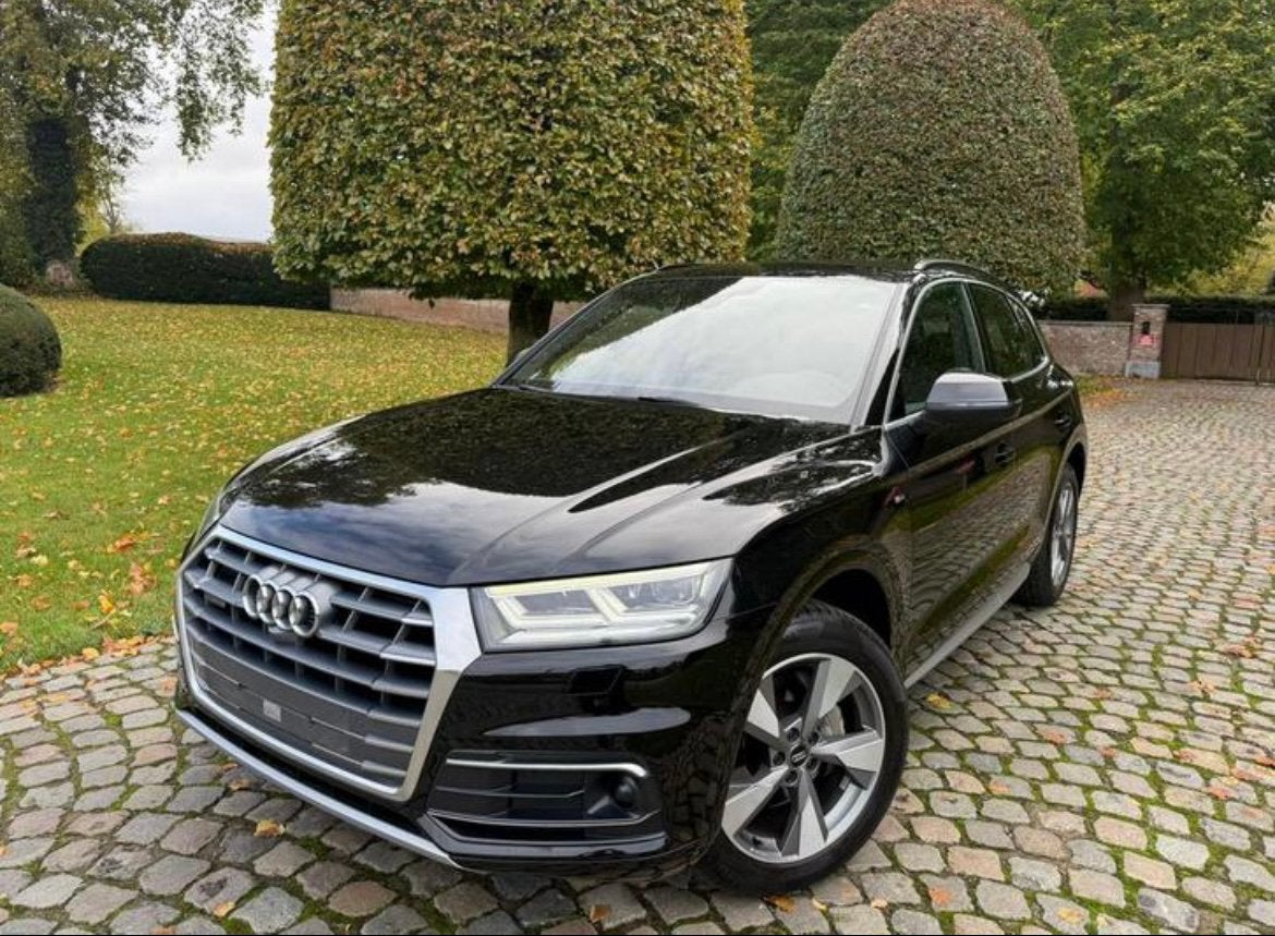 Audi Q5 35Tdi Quattro S-line 2019 Automaat Euro 6d, Automaat, Euro 6, Q5, Zwart