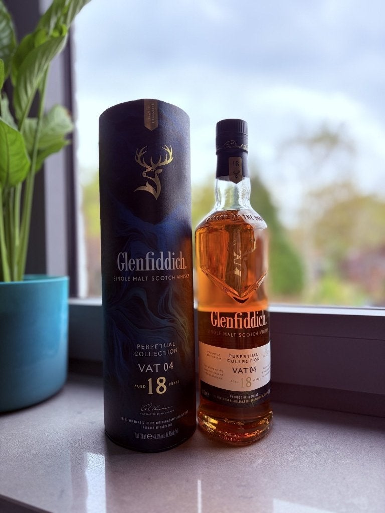 Glenfiddich 18 Years Perpetual Collection VAT 04 70cl 47,8%, Ophalen of Verzenden, Nieuw, Overige typen