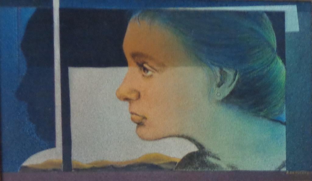 PAUL DE COCKER / SCHOONHEID / OLIEVERF / 47x69cm / KADER SIG, Antiquités & Art, Art | Peinture | Moderne, Enlèvement ou Envoi