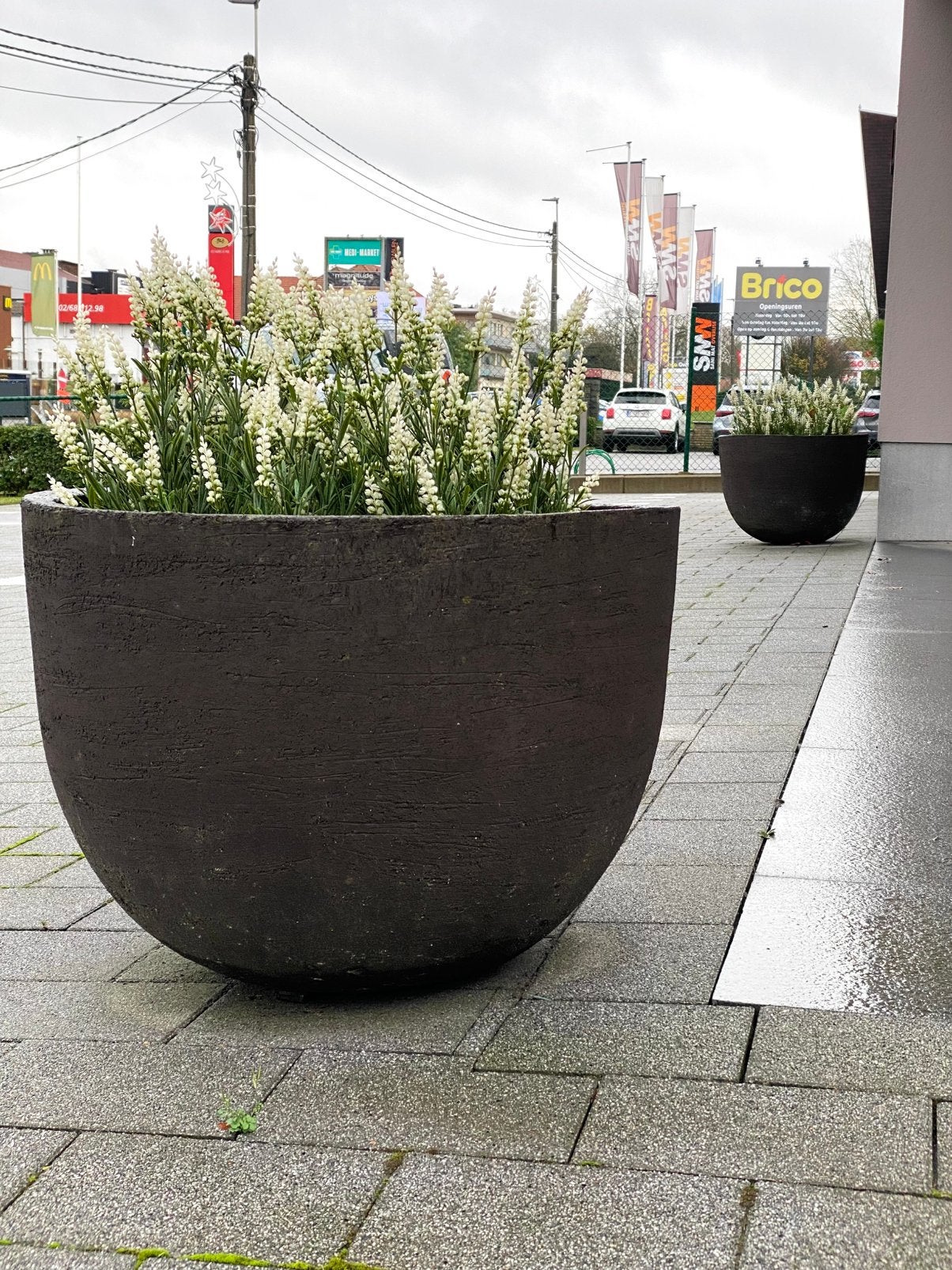 Terracotta Potten 74cm Set van 2, Tuin en Terras, Bloembakken en Plantenbakken, Ophalen, Zo goed als nieuw, Tuin