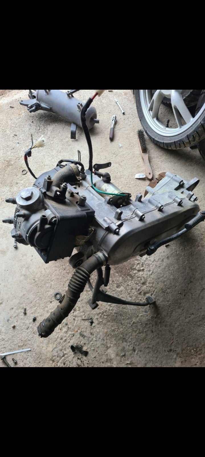 Bloc moteur Sym 50cc pour scooter 4 temps en état de marche, Vélos & Vélomoteurs, Enlèvement ou Envoi