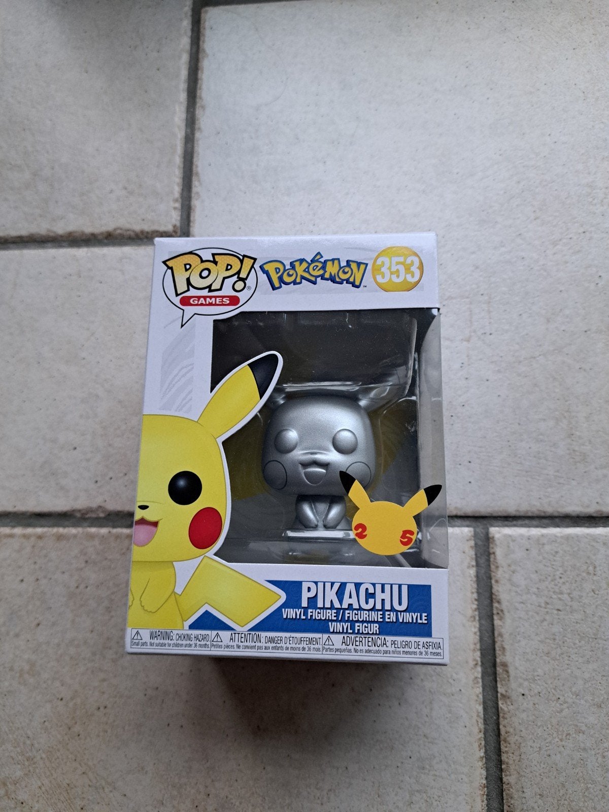 Funko POP! Games: Pokémon - Pikachu (Silver Metallic) #353, Verzamelen, Ophalen of Verzenden, Nieuw
