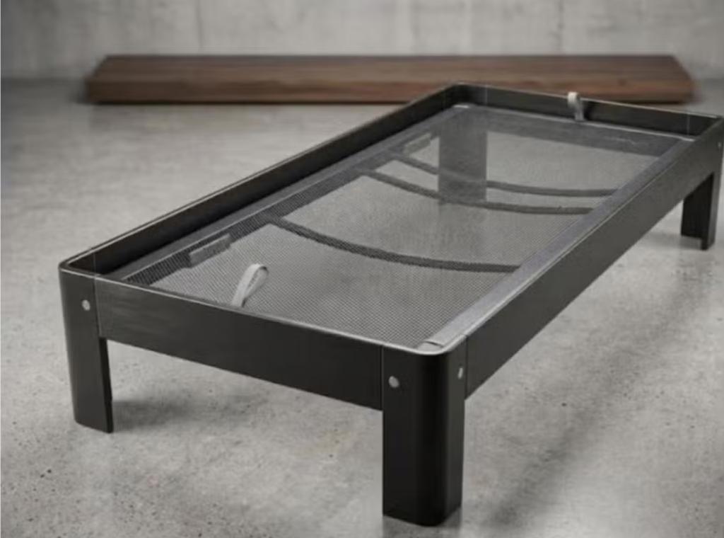 auping bed 90 x 200, Huis en Inrichting, Slaapkamer | Bedden, Ophalen, Gebruikt